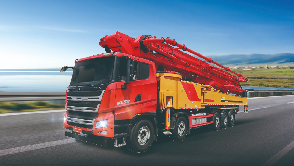 Бетононасосный грузовик